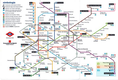 Metro de Madrid .